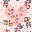 Easter Bunny Egg Hunt Confetti-exploding Greetings Card