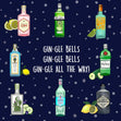 Gin-gle All The Way! Confetti-exploding Greetings Card