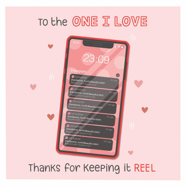 Reel Love Confetti-exploding Greetings Card