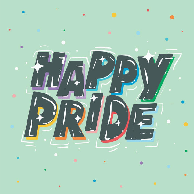 Happy Pride Confetti-exploding Greetings Card