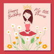 Happy Birthday My Little Princess Confetti-exploding Greetings Card