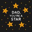 Dad You're a Star! Confetti-exploding Greetings Card