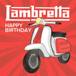 Lambretta Birthday Confetti-exploding Greetings Card