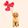 Cockapoo I love You Confetti-exploding Greetings Card