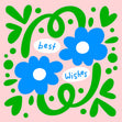 Blue Flowers Best Wishes Confetti-exploding Greetings Card