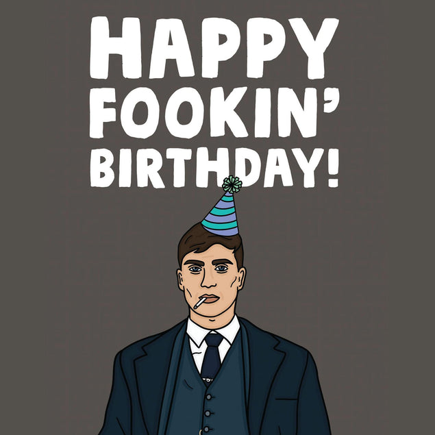 Peaky Blinders Birthday Confetti-exploding Greetings Card