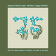 Flowers For Those Who Wants To See Them Happy 75th Birthday Confetti-exploding Greetings Card