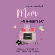 To A Special Mom Sophisticated Perfume Mother's Day Confetti-exploding Greetings Card
