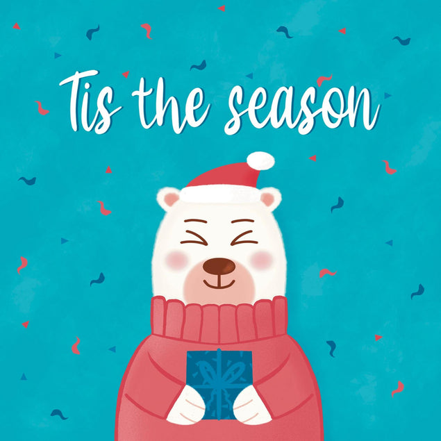 Tis The Season Confetti-exploding Greetings Card