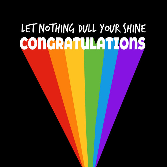 Let Nothing Dull Your Shine Confetti-exploding Greetings Card