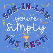 Son-In-Law You?re Simply The Best Confetti-exploding Greetings Card
