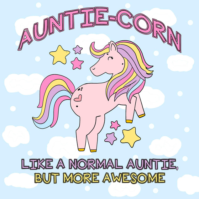Happy Mother's Day Auntie-corn Confetti-exploding Greetings Card