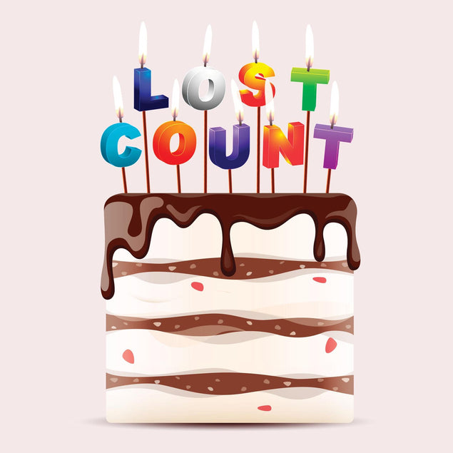 Lost Count Confetti-exploding Greetings Card