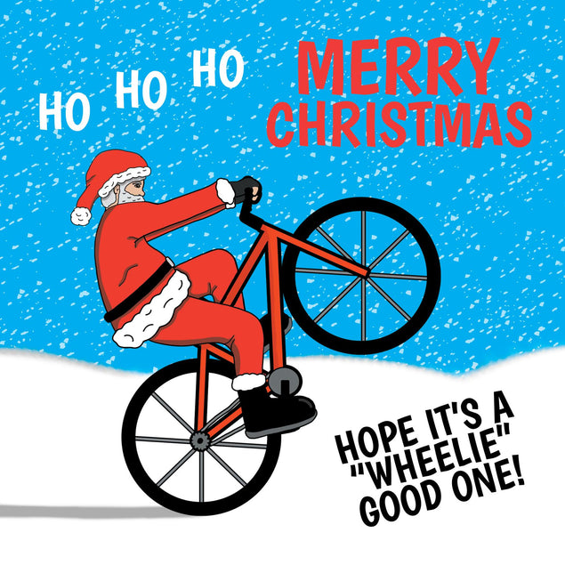 Wheelie Good Christmas Confetti-exploding Greetings Card