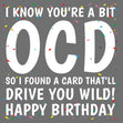 OCD Birthday Confetti Confetti-exploding Greetings Card