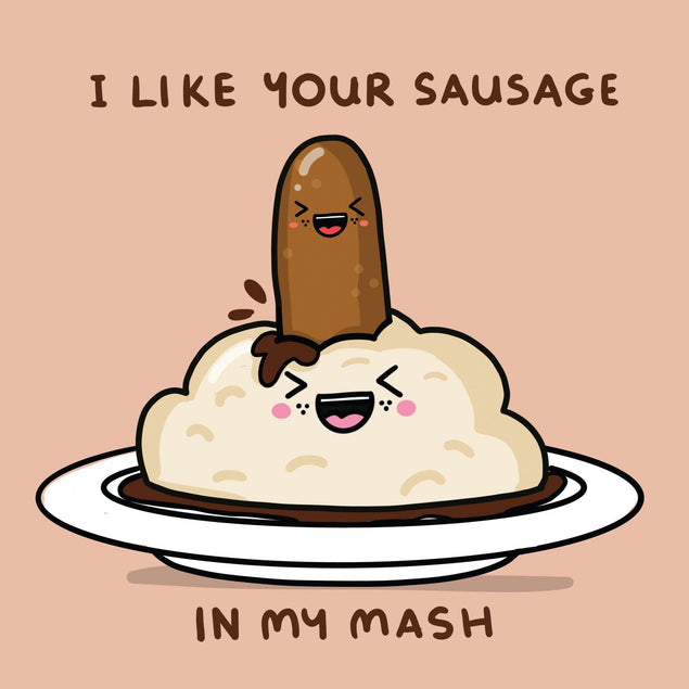 I Like Your Sausage Confetti-exploding Greetings Card
