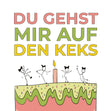 Cake Party Happy Birthday In German Confetti-exploding Greetings Card