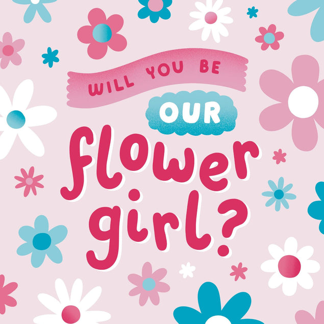Will You Be Our Flower Girl Confetti-exploding Greetings Card