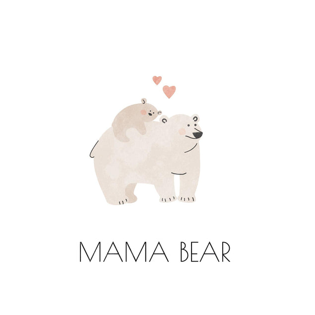 Mama Bear Confetti-exploding Greetings Card