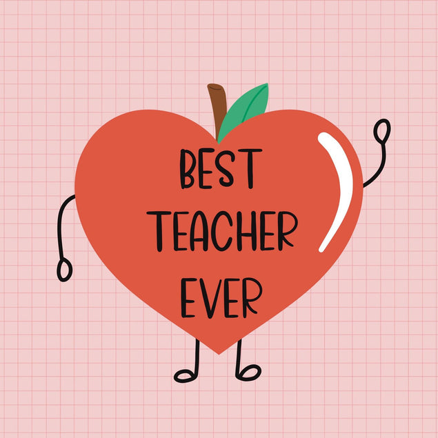 Best Teacher Ever Confetti-exploding Greetings Card