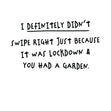Lockdown Garden Confetti-exploding Greetings Card