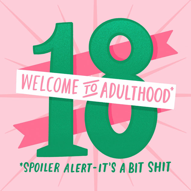 Spoiler Alert 18th Birthday Confetti-exploding Greetings Card
