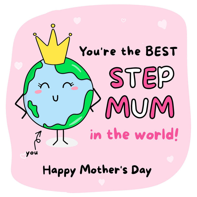 Step Mu You're The Best Step Mum In The World! Confetti-exploding Greetings Ca ...