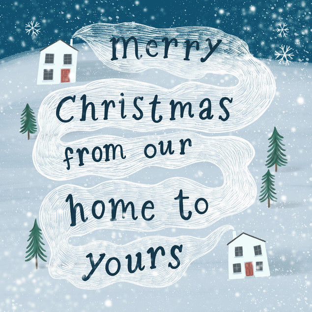 From Our Home To Yours Christmas Confetti-exploding Greetings Card