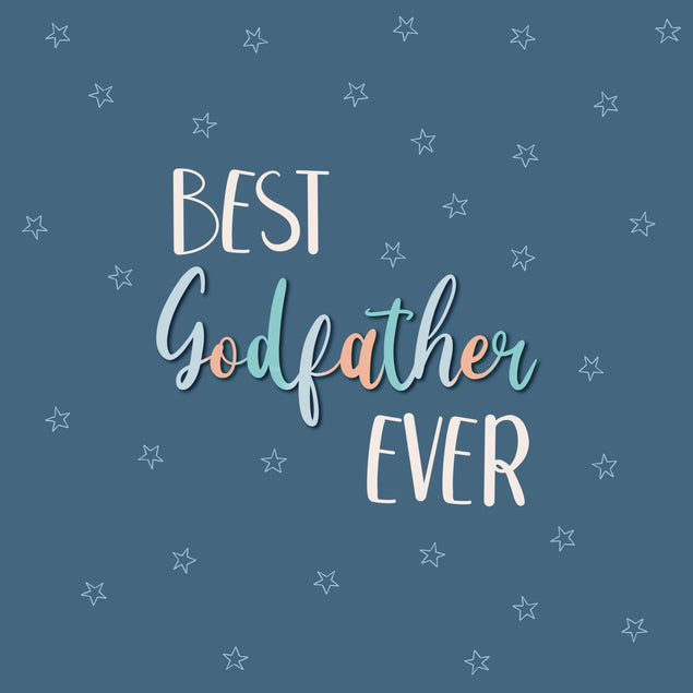 Best godfather ever Confetti-exploding Greetings Card