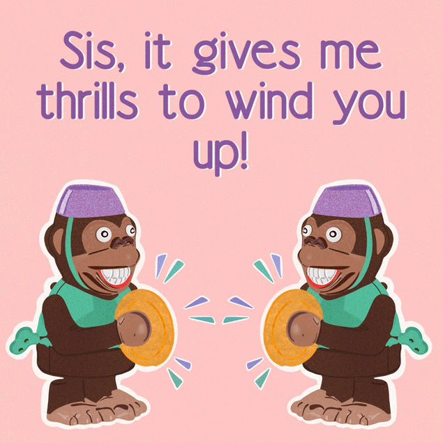 It Gives Me Thrills To Wind You Up Confetti-exploding Greetings Card