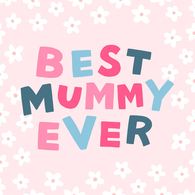 Best Mummy Ever Little Daisies Mother's Day Confetti-exploding Greetings Card