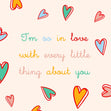 I'm So In Love Confetti-exploding Greetings Card