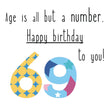 Happy 69th Birthday To You! Confetti-exploding Greetings Card