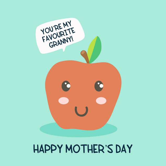 Favourite Granny Confetti-exploding Greetings Card