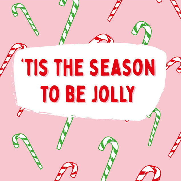 'Tis The Season To Be Jolly Christmas Confetti-exploding Greetings Card