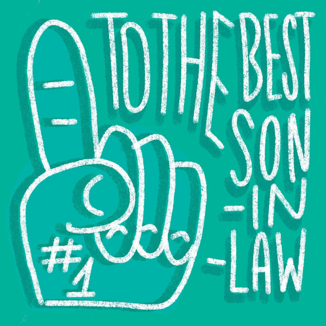 To The Best Son In Law Green Confetti-exploding Greetings Card