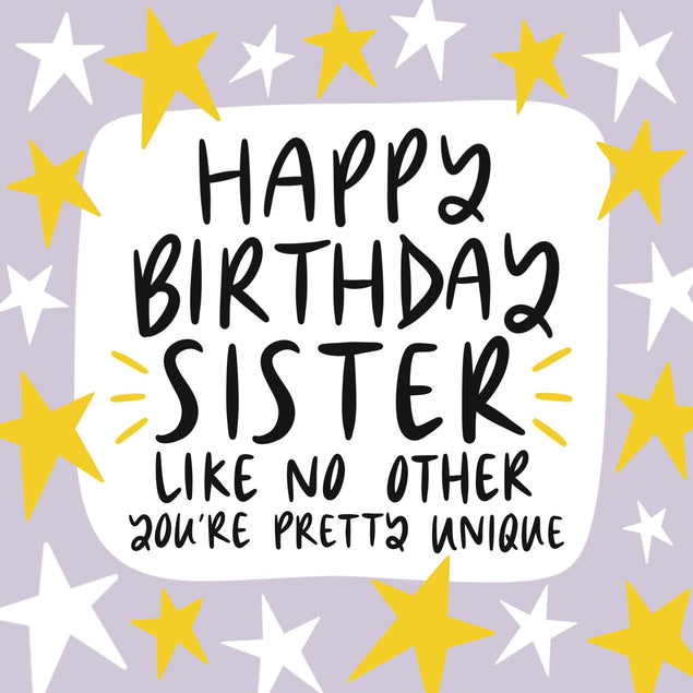 Happy Birthday Sister Like No Other Confetti-exploding Greetings Card