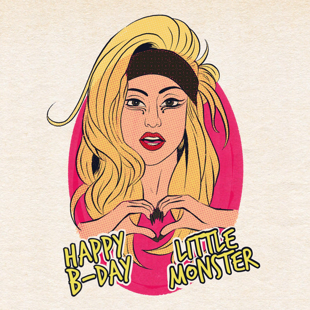 Happy Birthday Little Monster Confetti-exploding Greetings Card