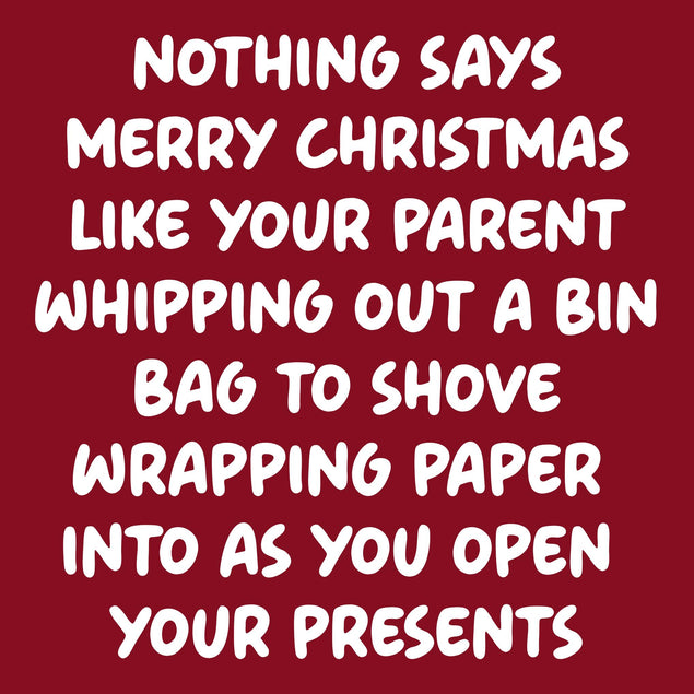 Wrapping Paper Merry Christmas Confetti-exploding Greetings Card