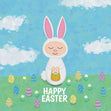 HAPPY EASTER Confetti-exploding Greetings Card