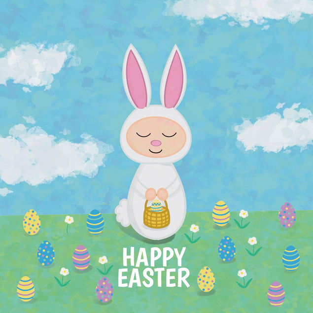 HAPPY EASTER Confetti-exploding Greetings Card