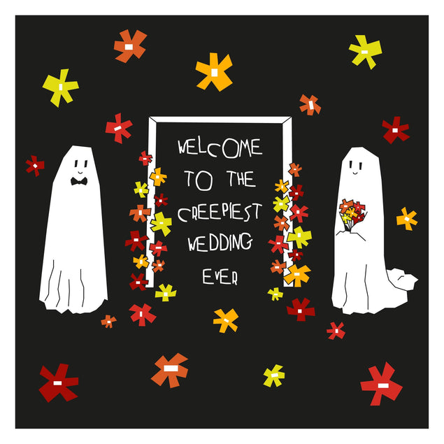 Welcome To The Creepiest Wedding Ever Invitation Confetti-exploding Greetings Card