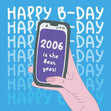 2006 Is The Best Year Birthday Confetti-exploding Greetings Card