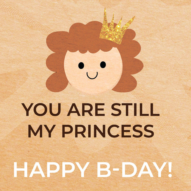 Happy Birthday Princess Confetti-exploding Greetings Card