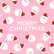 Tiny Santas Claus Christmas Confetti-exploding Greetings Card