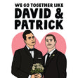 David & Patrick Confetti-exploding Greetings Card