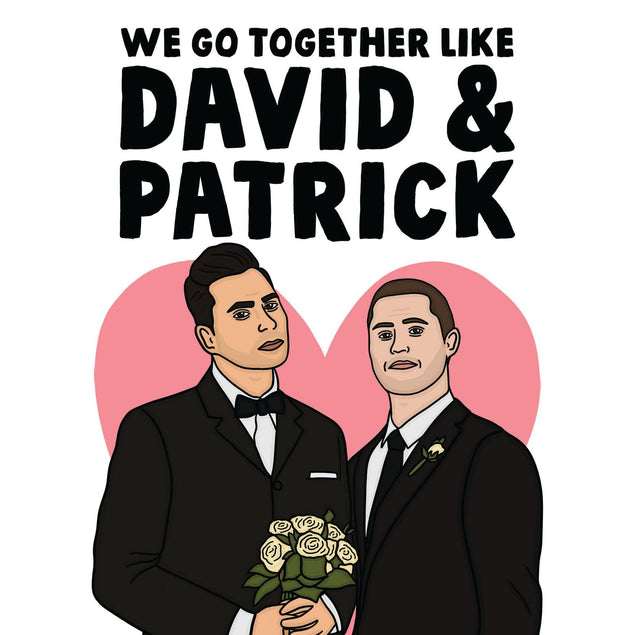 David & Patrick Confetti-exploding Greetings Card