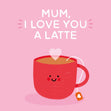 I Love You A Latte Confetti-exploding Greetings Card