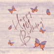 Tree Butterflies 101st Birthday Confetti-exploding Greetings Card