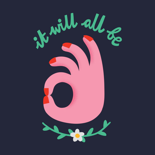 It will all be okay Confetti-exploding Greetings Card